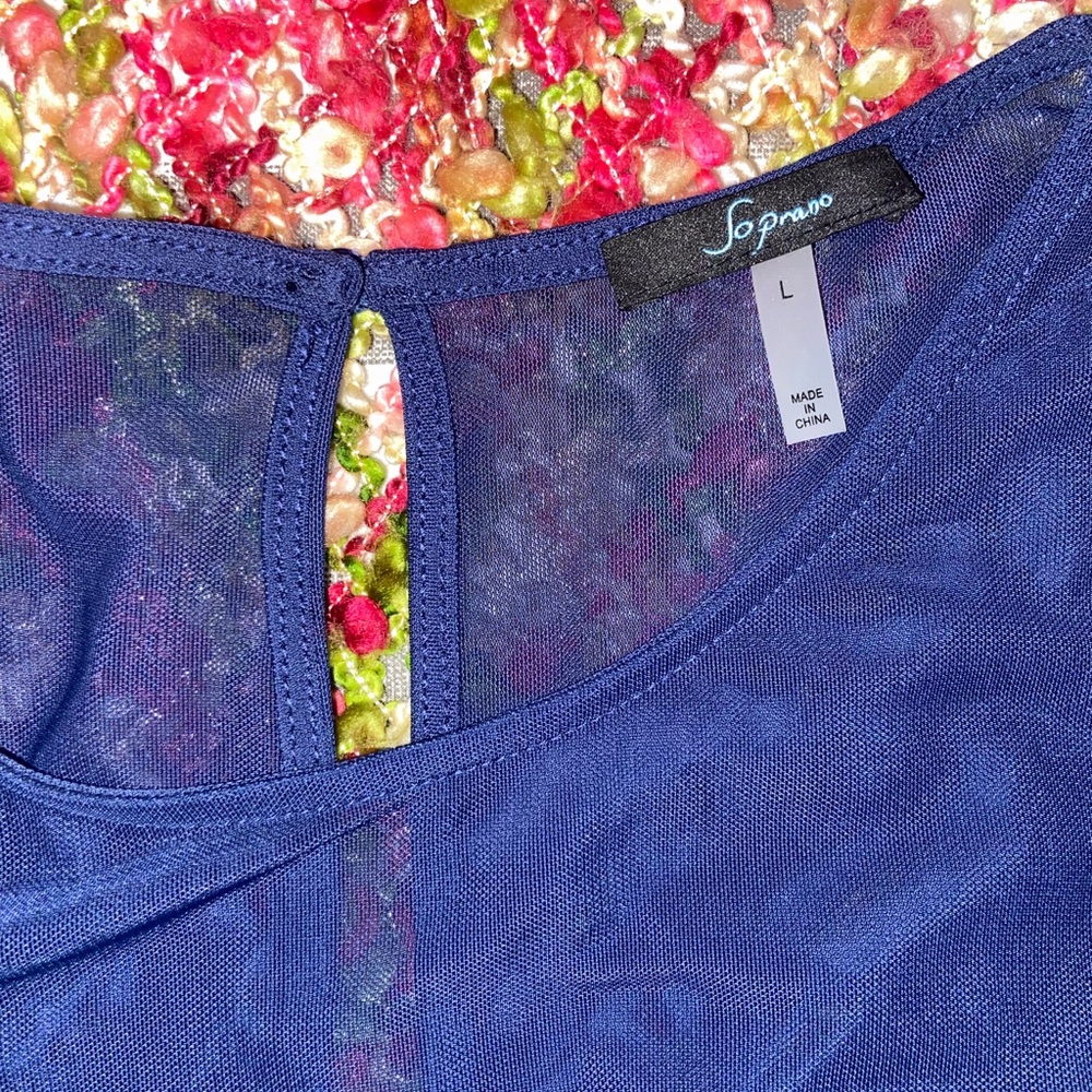 Body con navy blue dress - Picture 3 of 3